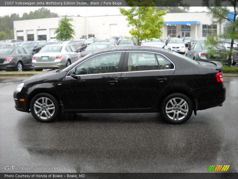 Black / Pure Beige 2007 Volkswagen Jetta Wolfsburg Edition Sedan
