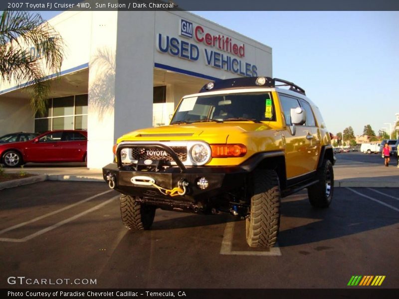 Sun Fusion / Dark Charcoal 2007 Toyota FJ Cruiser 4WD