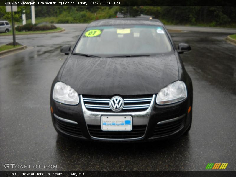 Black / Pure Beige 2007 Volkswagen Jetta Wolfsburg Edition Sedan