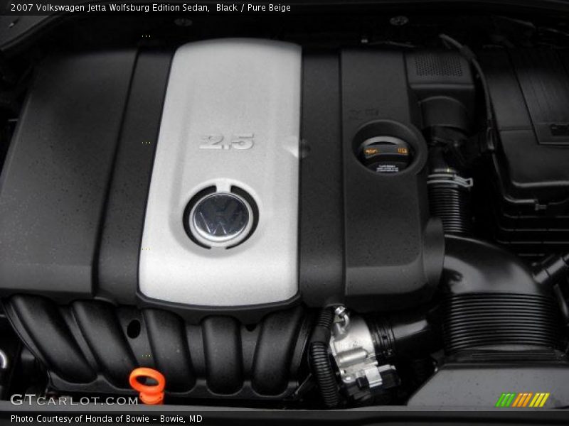 Black / Pure Beige 2007 Volkswagen Jetta Wolfsburg Edition Sedan