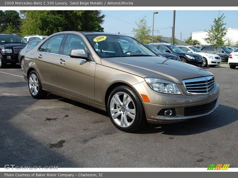 Sand Beige Metallic / Almond/Mocha 2009 Mercedes-Benz C 300 Luxury
