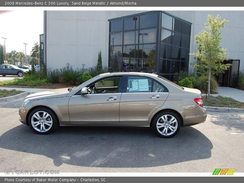 Sand Beige Metallic / Almond/Mocha 2009 Mercedes-Benz C 300 Luxury