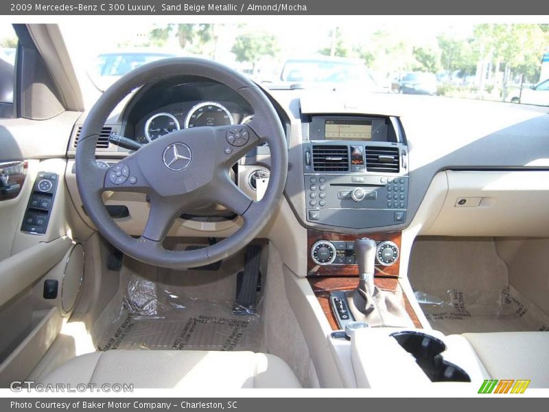 Sand Beige Metallic / Almond/Mocha 2009 Mercedes-Benz C 300 Luxury