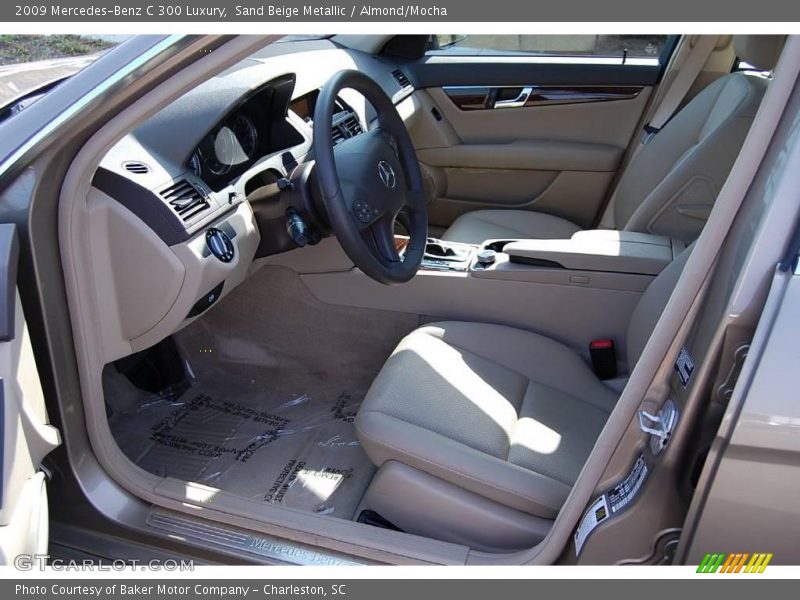 Sand Beige Metallic / Almond/Mocha 2009 Mercedes-Benz C 300 Luxury