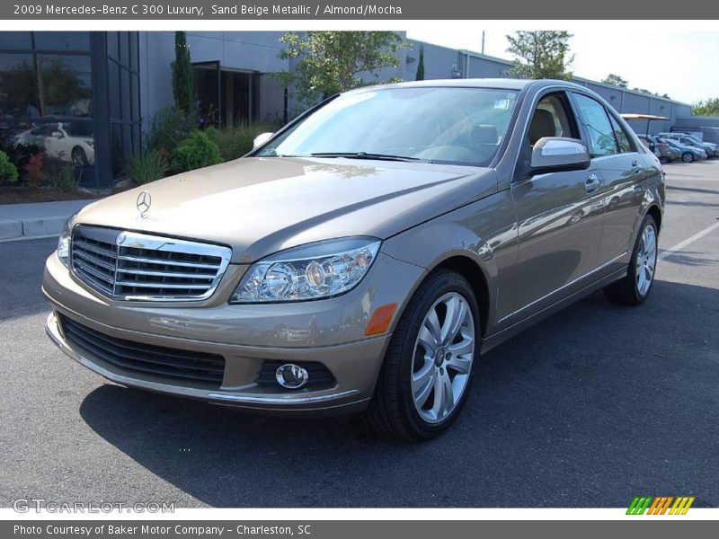 Sand Beige Metallic / Almond/Mocha 2009 Mercedes-Benz C 300 Luxury