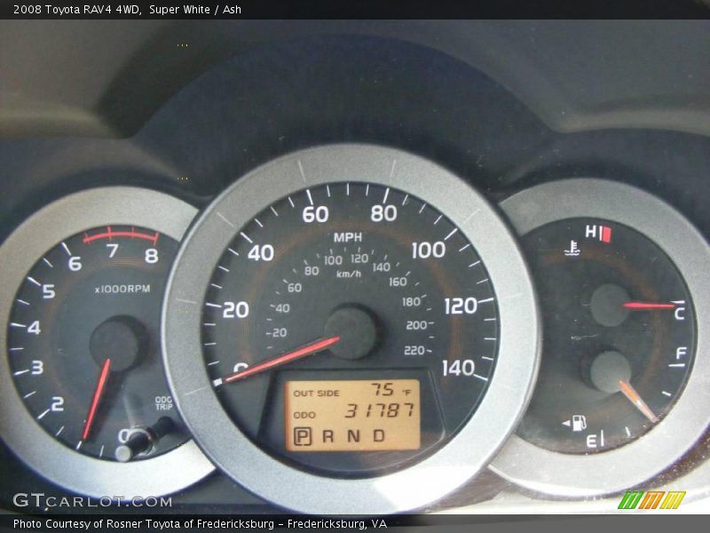 Super White / Ash 2008 Toyota RAV4 4WD