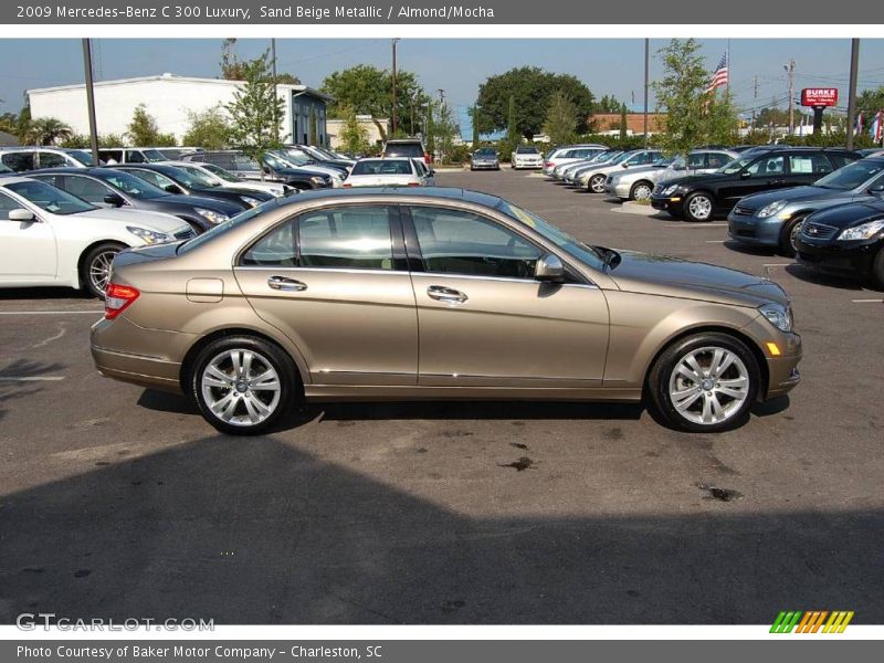 Sand Beige Metallic / Almond/Mocha 2009 Mercedes-Benz C 300 Luxury
