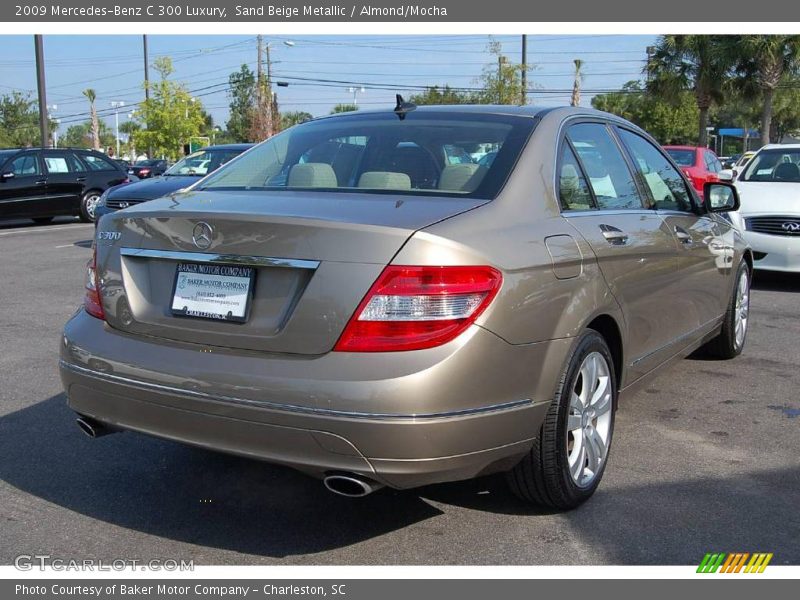 Sand Beige Metallic / Almond/Mocha 2009 Mercedes-Benz C 300 Luxury