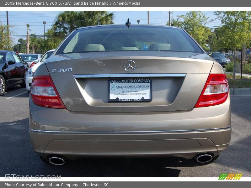 Sand Beige Metallic / Almond/Mocha 2009 Mercedes-Benz C 300 Luxury