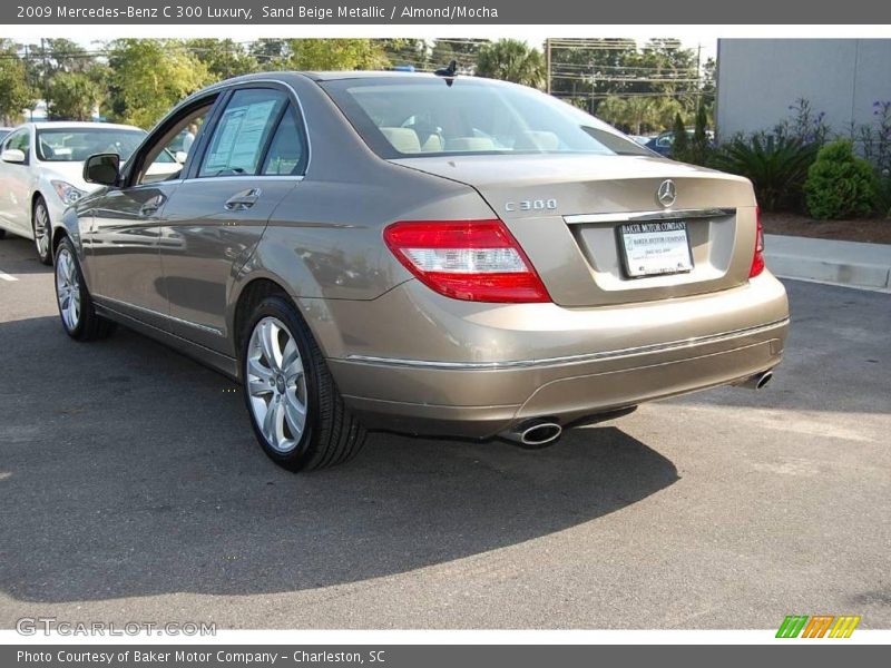 Sand Beige Metallic / Almond/Mocha 2009 Mercedes-Benz C 300 Luxury