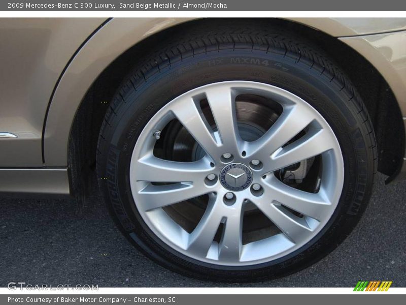 Sand Beige Metallic / Almond/Mocha 2009 Mercedes-Benz C 300 Luxury