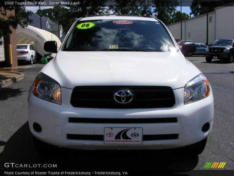Super White / Ash 2008 Toyota RAV4 4WD