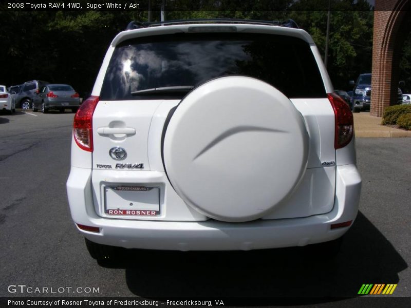 Super White / Ash 2008 Toyota RAV4 4WD