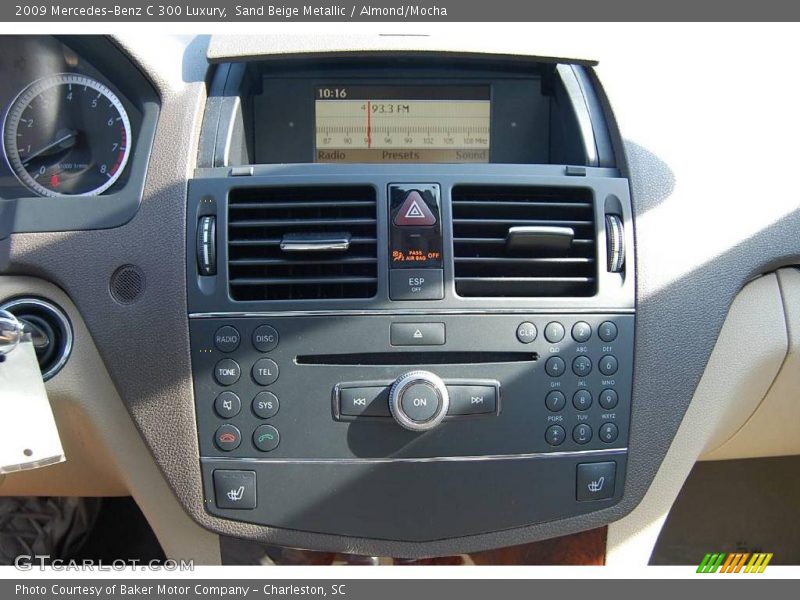 Sand Beige Metallic / Almond/Mocha 2009 Mercedes-Benz C 300 Luxury
