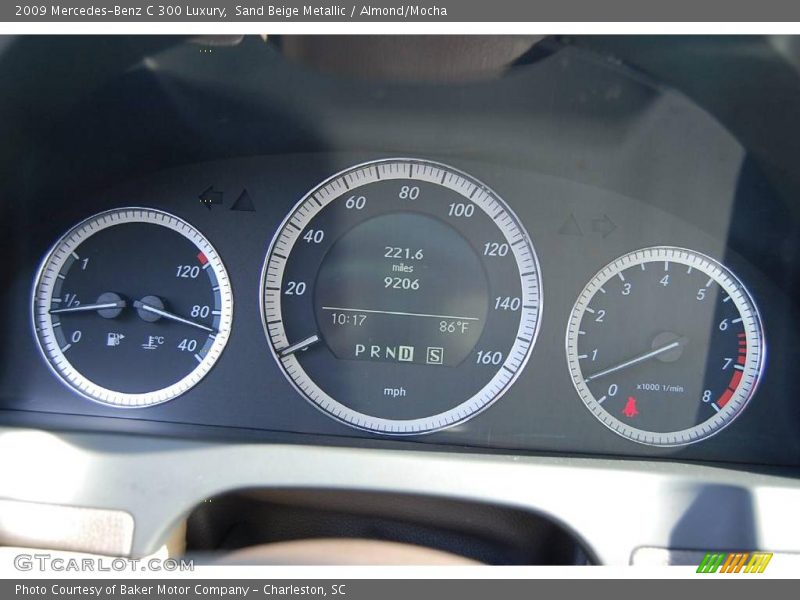 Sand Beige Metallic / Almond/Mocha 2009 Mercedes-Benz C 300 Luxury