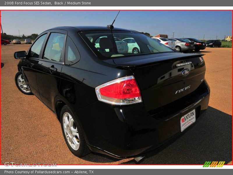 Black / Medium Stone 2008 Ford Focus SES Sedan
