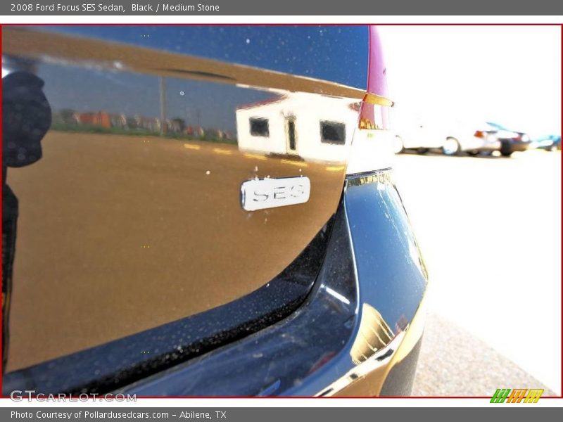 Black / Medium Stone 2008 Ford Focus SES Sedan