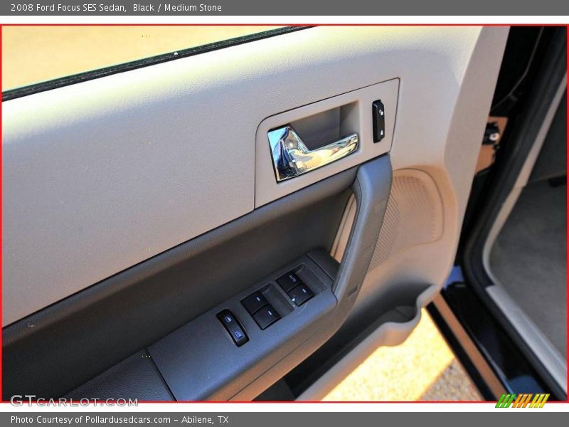 Black / Medium Stone 2008 Ford Focus SES Sedan
