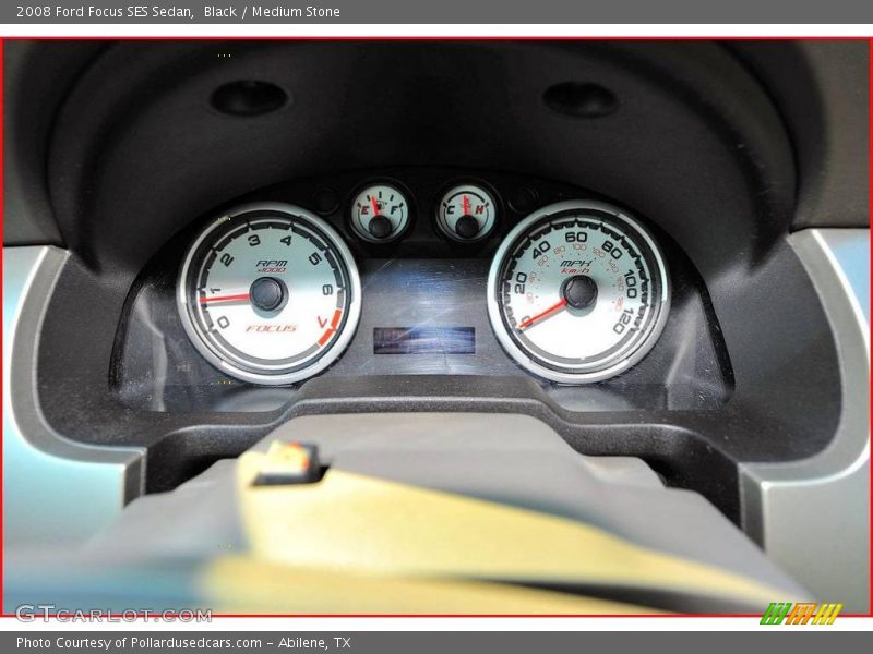 Black / Medium Stone 2008 Ford Focus SES Sedan