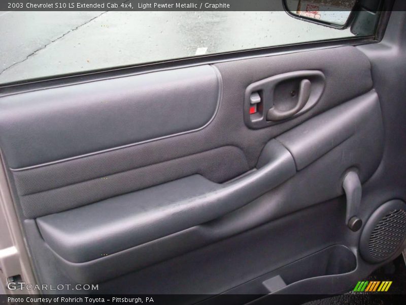 Light Pewter Metallic / Graphite 2003 Chevrolet S10 LS Extended Cab 4x4