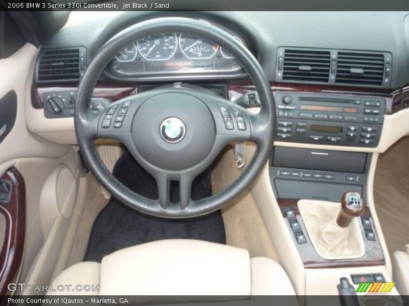 Jet Black / Sand 2006 BMW 3 Series 330i Convertible