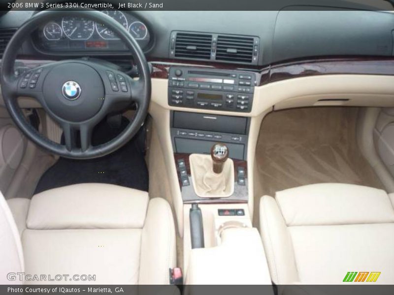 Jet Black / Sand 2006 BMW 3 Series 330i Convertible