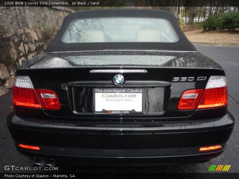 Jet Black / Sand 2006 BMW 3 Series 330i Convertible