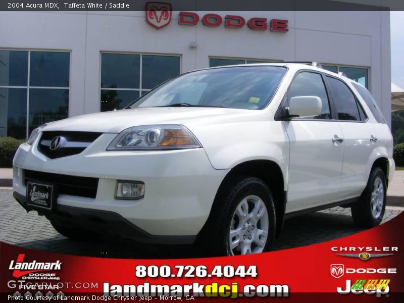 Taffeta White / Saddle 2004 Acura MDX