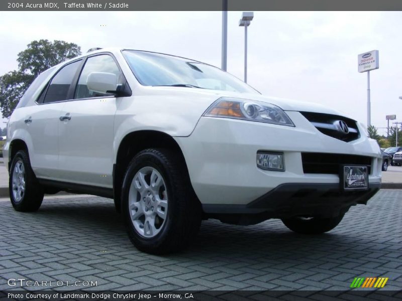 Taffeta White / Saddle 2004 Acura MDX