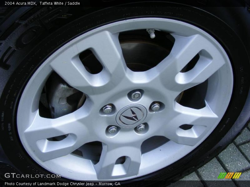 Taffeta White / Saddle 2004 Acura MDX