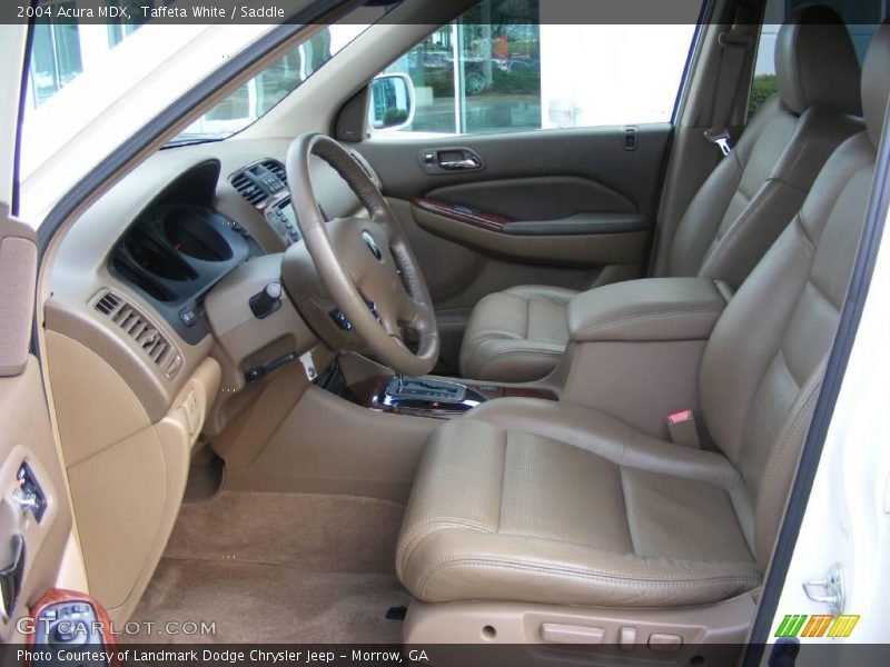 Taffeta White / Saddle 2004 Acura MDX