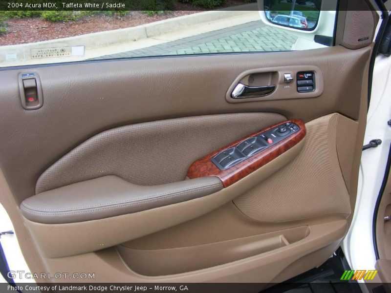 Taffeta White / Saddle 2004 Acura MDX