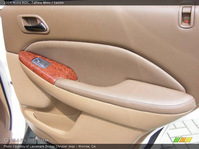 Taffeta White / Saddle 2004 Acura MDX