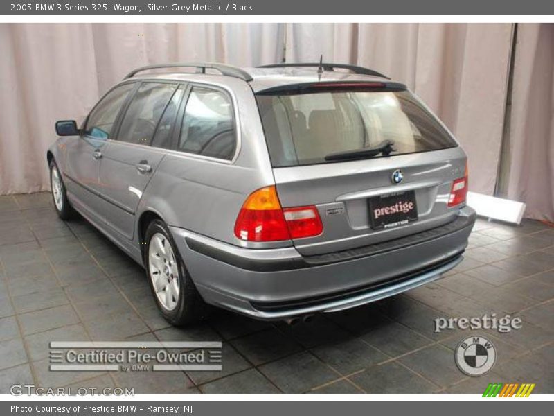 Silver Grey Metallic / Black 2005 BMW 3 Series 325i Wagon