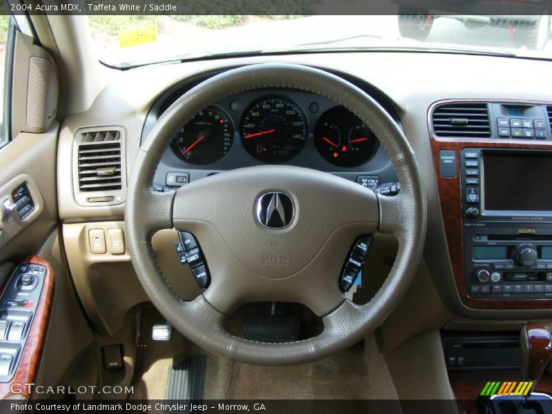 Taffeta White / Saddle 2004 Acura MDX