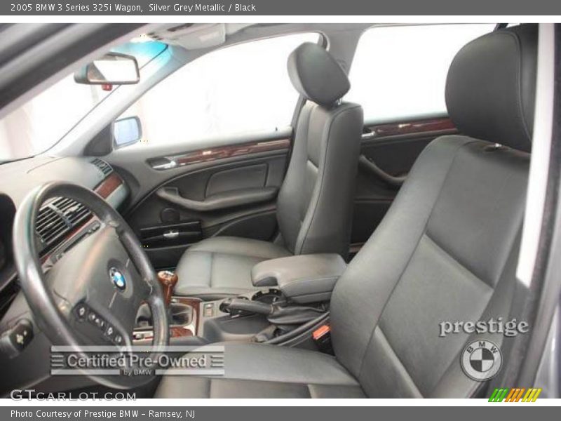 Silver Grey Metallic / Black 2005 BMW 3 Series 325i Wagon