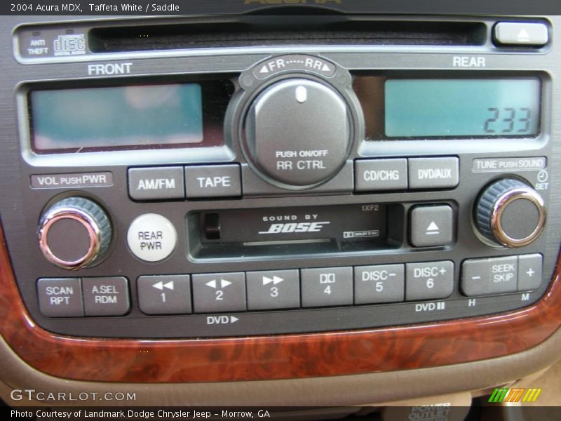 Taffeta White / Saddle 2004 Acura MDX