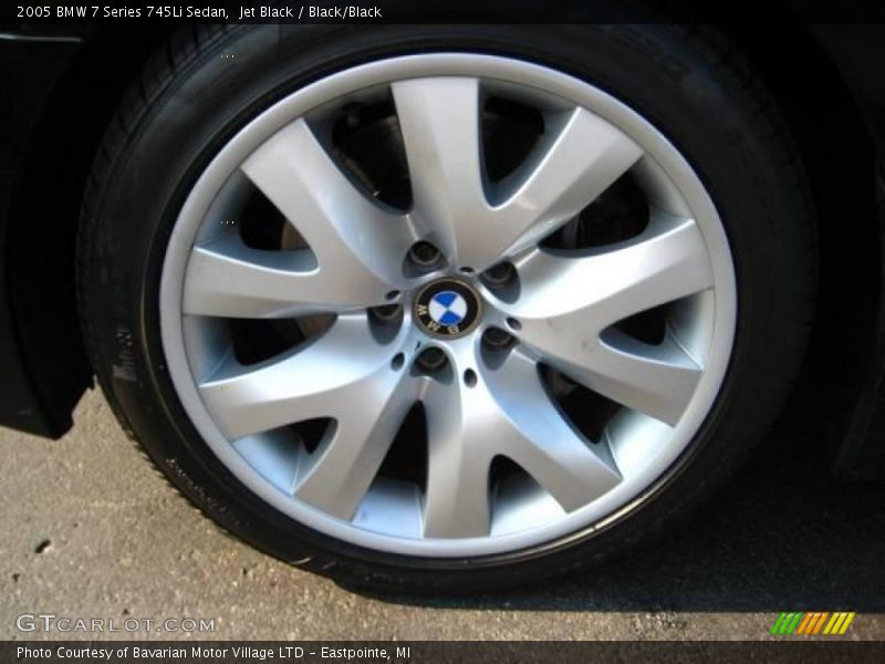 Jet Black / Black/Black 2005 BMW 7 Series 745Li Sedan