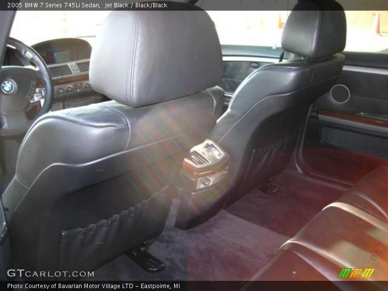 Jet Black / Black/Black 2005 BMW 7 Series 745Li Sedan