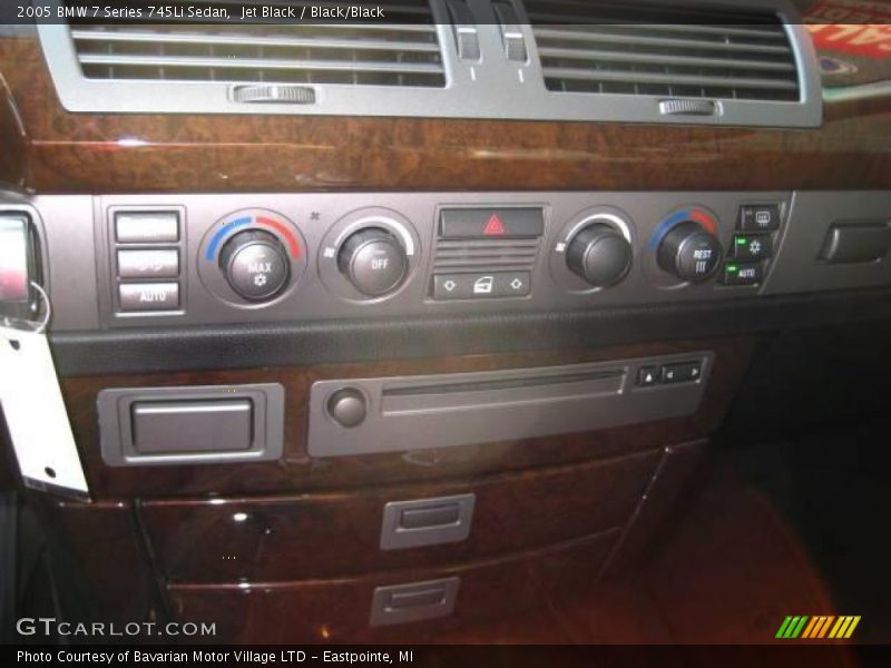 Jet Black / Black/Black 2005 BMW 7 Series 745Li Sedan