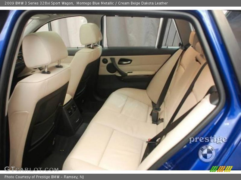 Montego Blue Metallic / Cream Beige Dakota Leather 2009 BMW 3 Series 328xi Sport Wagon