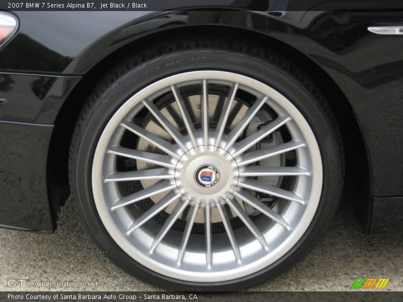 Jet Black / Black 2007 BMW 7 Series Alpina B7