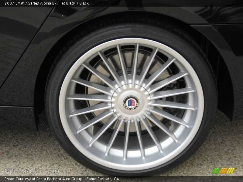 Jet Black / Black 2007 BMW 7 Series Alpina B7