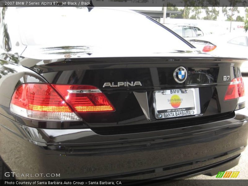 Jet Black / Black 2007 BMW 7 Series Alpina B7