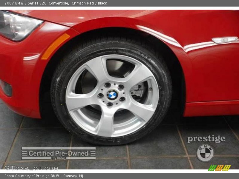 Crimson Red / Black 2007 BMW 3 Series 328i Convertible