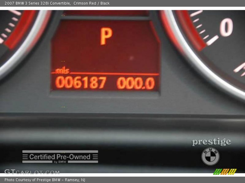 Crimson Red / Black 2007 BMW 3 Series 328i Convertible