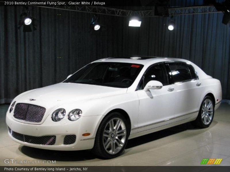 Glacier White / Beluga 2010 Bentley Continental Flying Spur