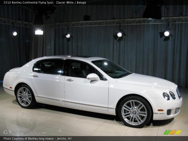 Glacier White / Beluga 2010 Bentley Continental Flying Spur