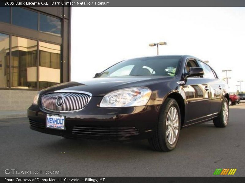 Dark Crimson Metallic / Titanium 2009 Buick Lucerne CXL