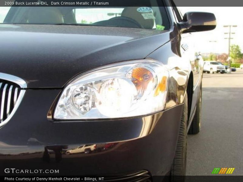 Dark Crimson Metallic / Titanium 2009 Buick Lucerne CXL